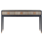 Console Bloomville brass shagreen