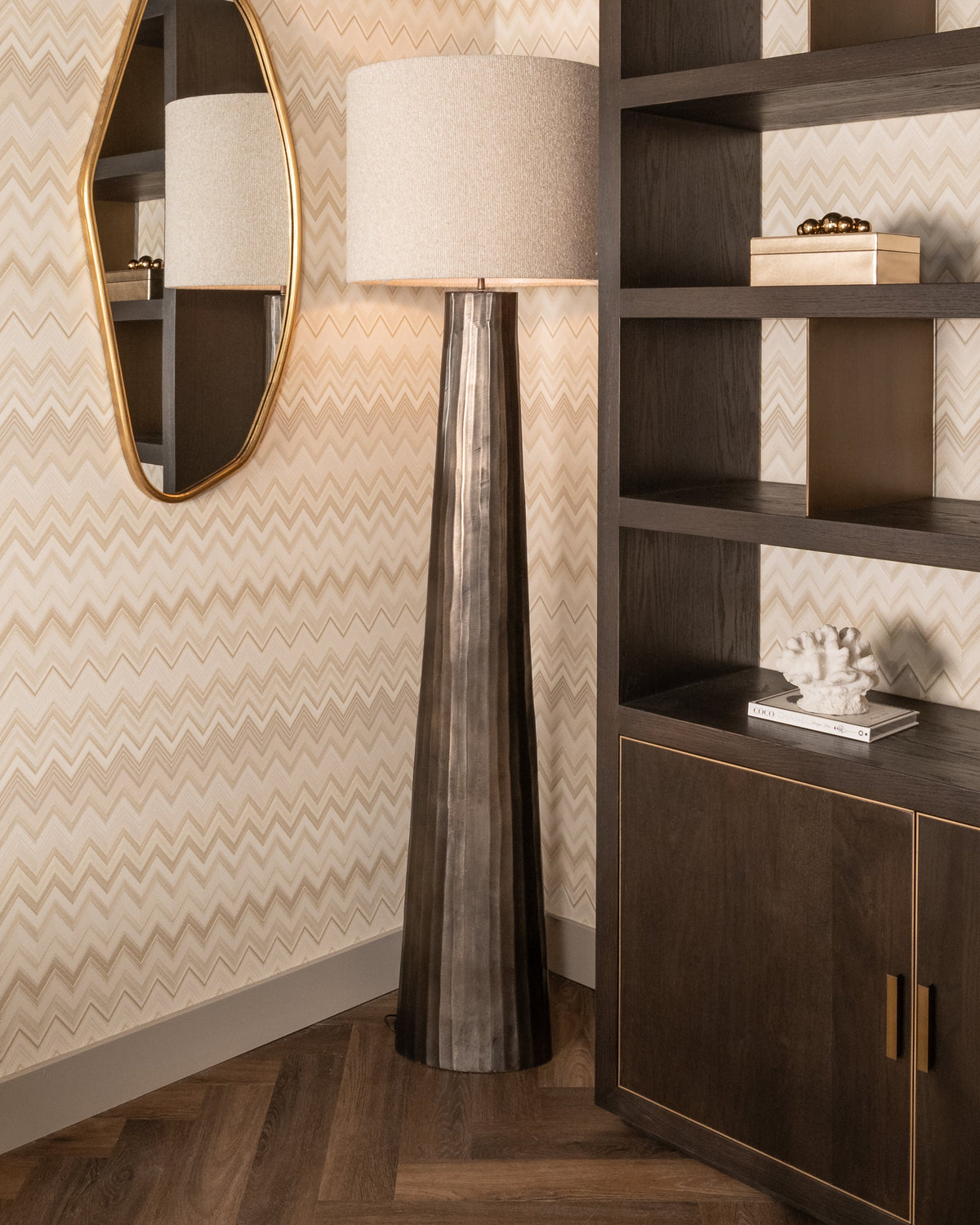 Vloerlamp Velvyn bronze