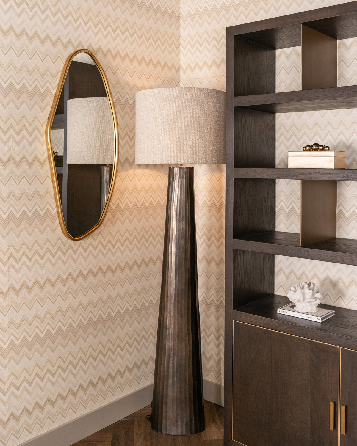 Vloerlamp Velvyn bronze