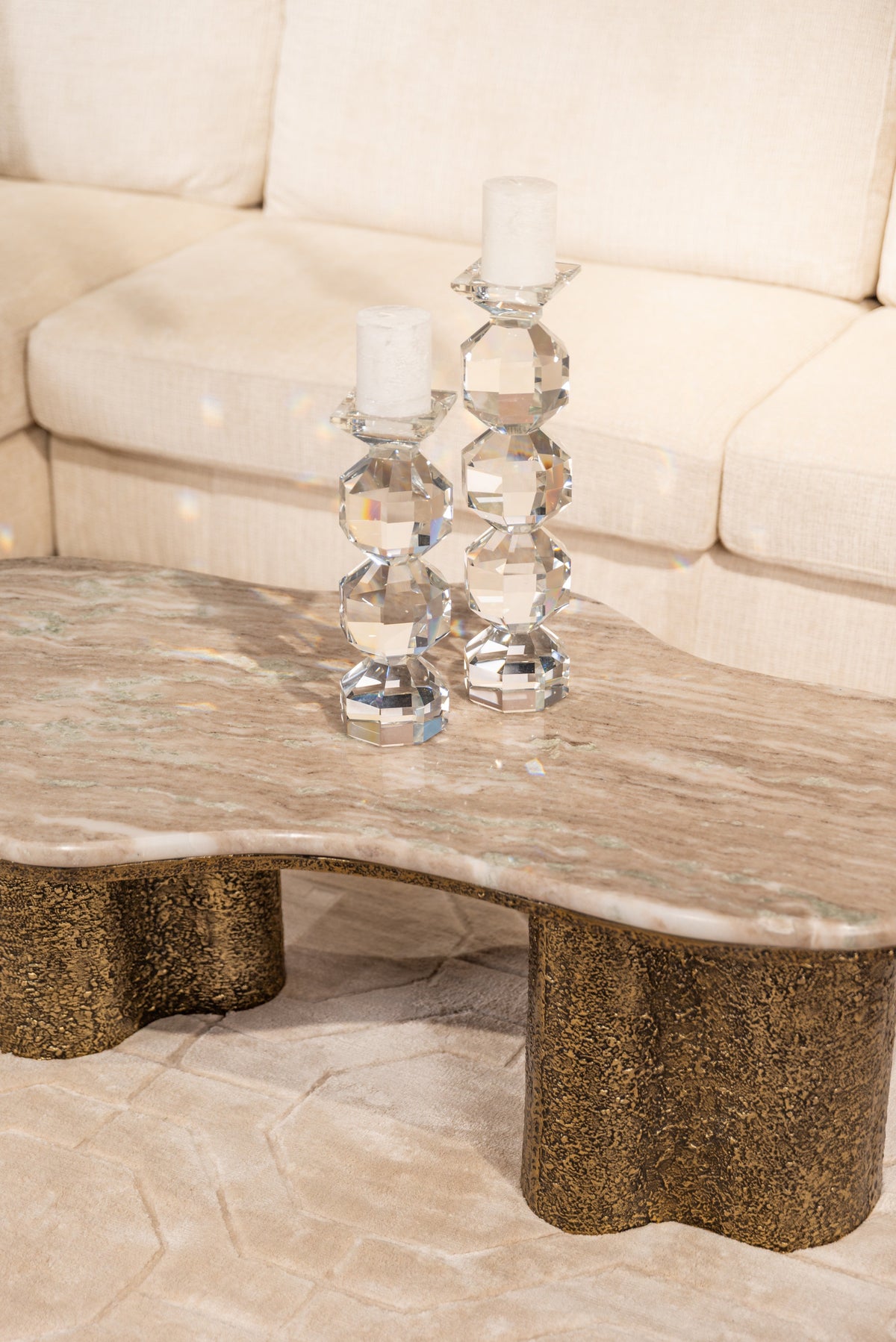 Salontafel Abandos brass antique