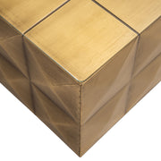 Salontafel Collada brushed gold incl. glass top