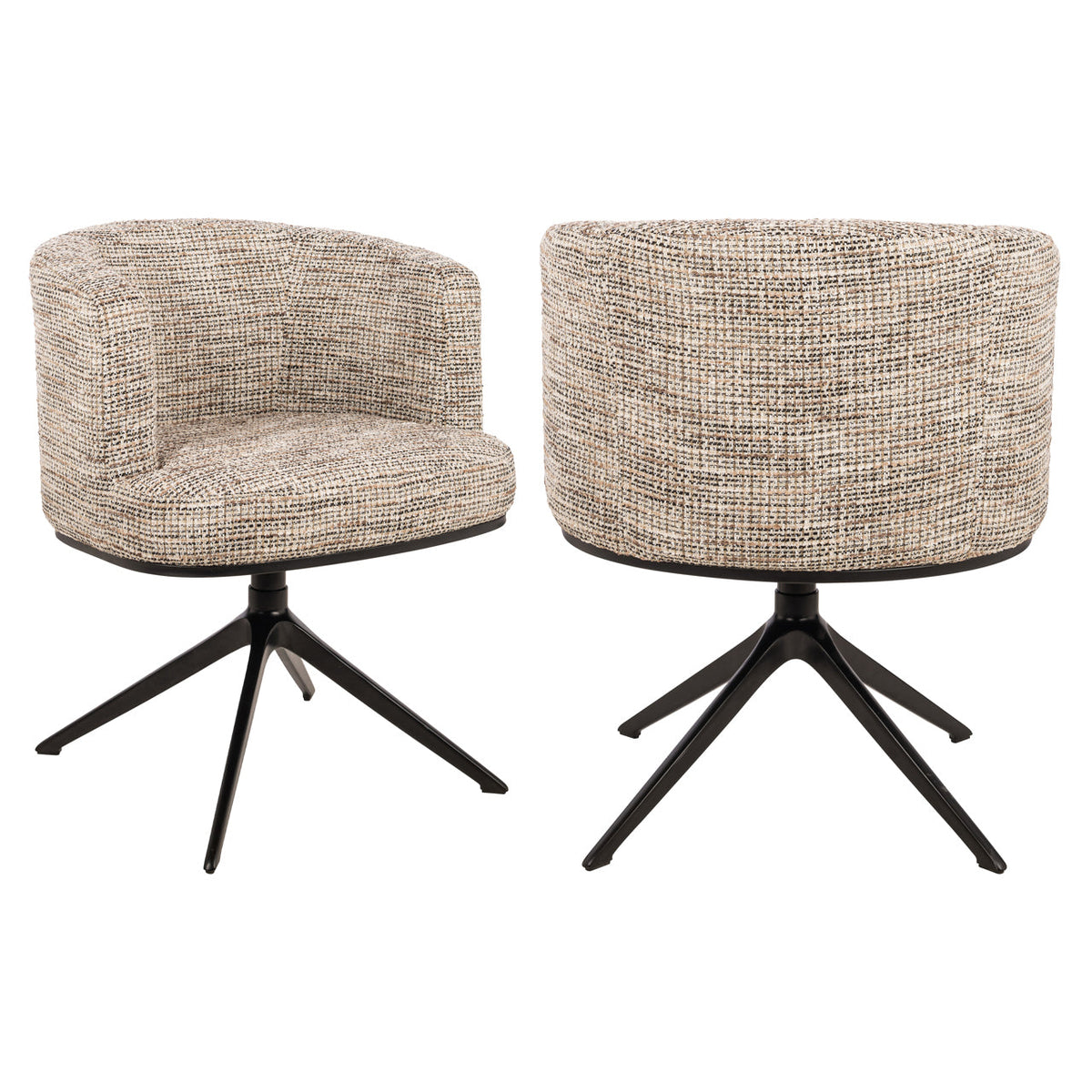 Eetkamerstoel Cheyenne trendy nature swivel