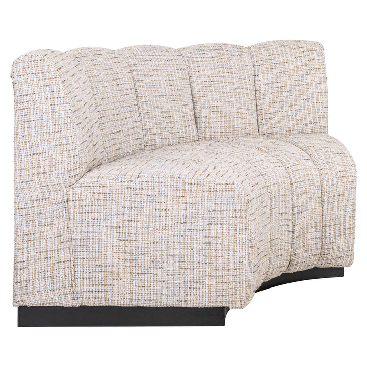 Eetkamer bank Hillpark customized round corner