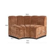 Eetkamer bank Hillpark customized round corner fire retardant