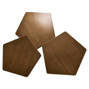 Salontafel Hexa brushed gold (Set of 3)