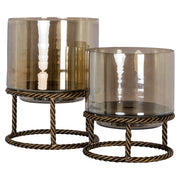 Windlicht Ropia brass antique large