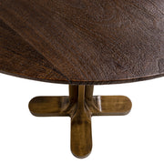Bistrotafel Revelin dark brown 75Ø