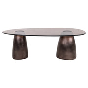 Salontafel Hayden bronze oval