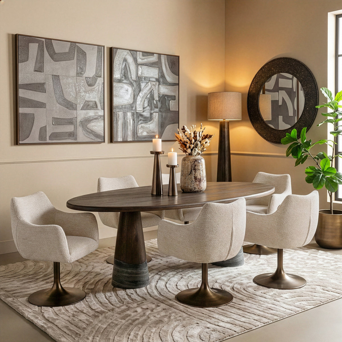 Wall art Zenith sand right