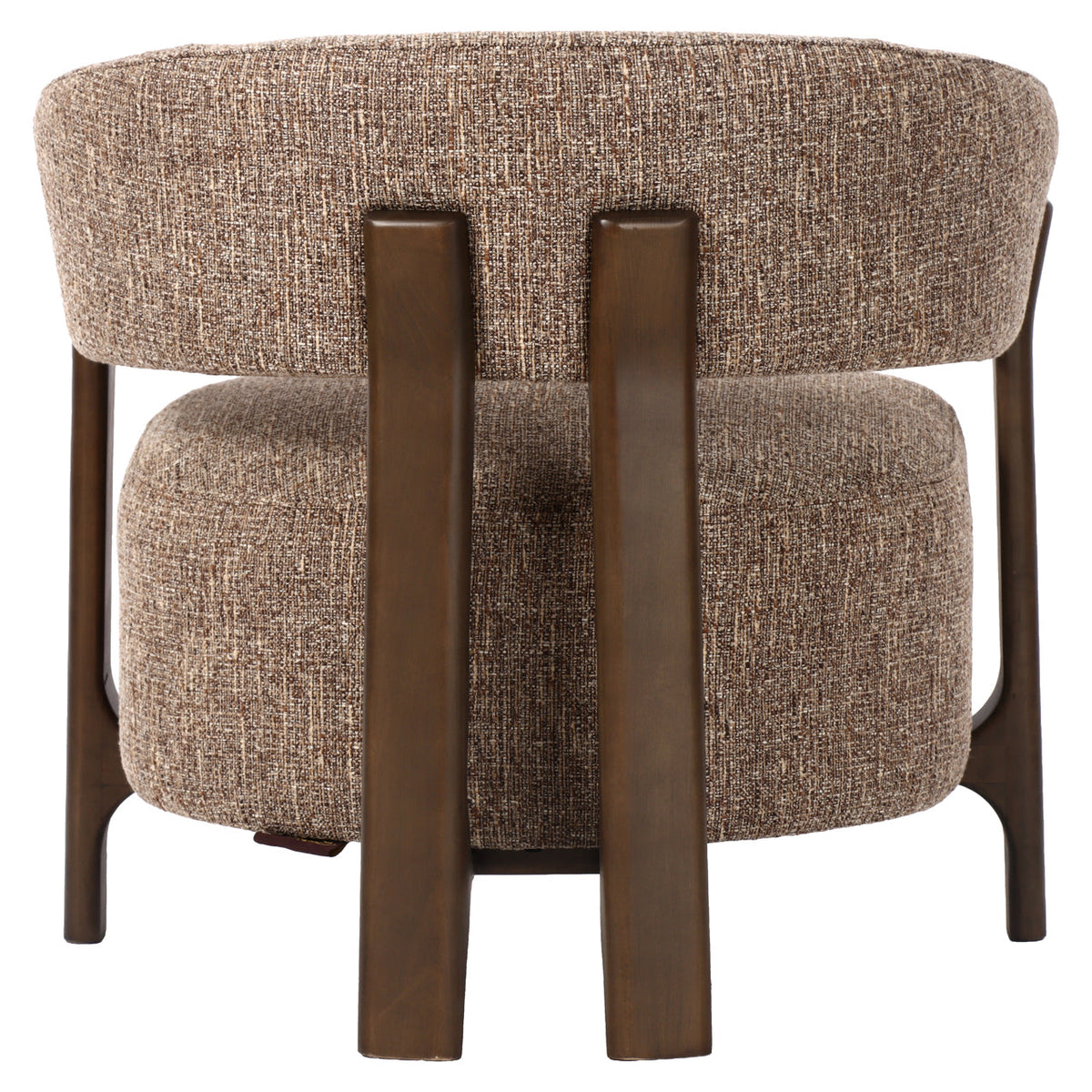 Lounge stoel Dalara brown tweed