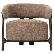 Lounge stoel Dalara brown tweed
