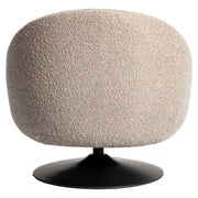 Lounge stoel Nodo natural chunky swivel