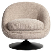 Lounge stoel Nodo natural chunky swivel