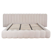 Bed Cupidon cream fancy 180x210 (mattress size (excl.)) with storage