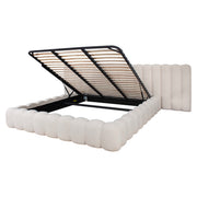 Bed Cupidon cream fancy 180x210 (mattress size (excl.)) with storage