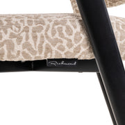 Eetkamerstoel Zeno beige leopard