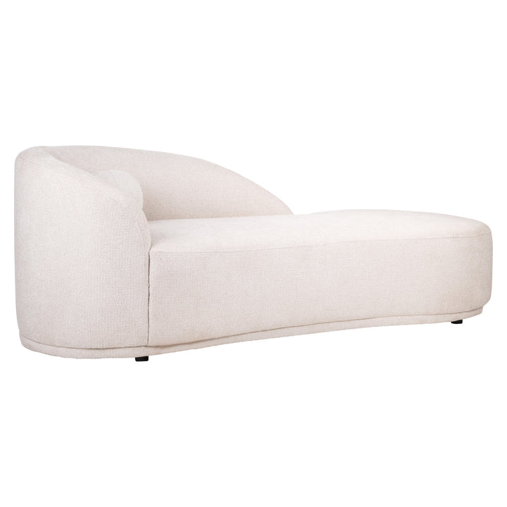 Bank Emma cream fancy chaise longue
