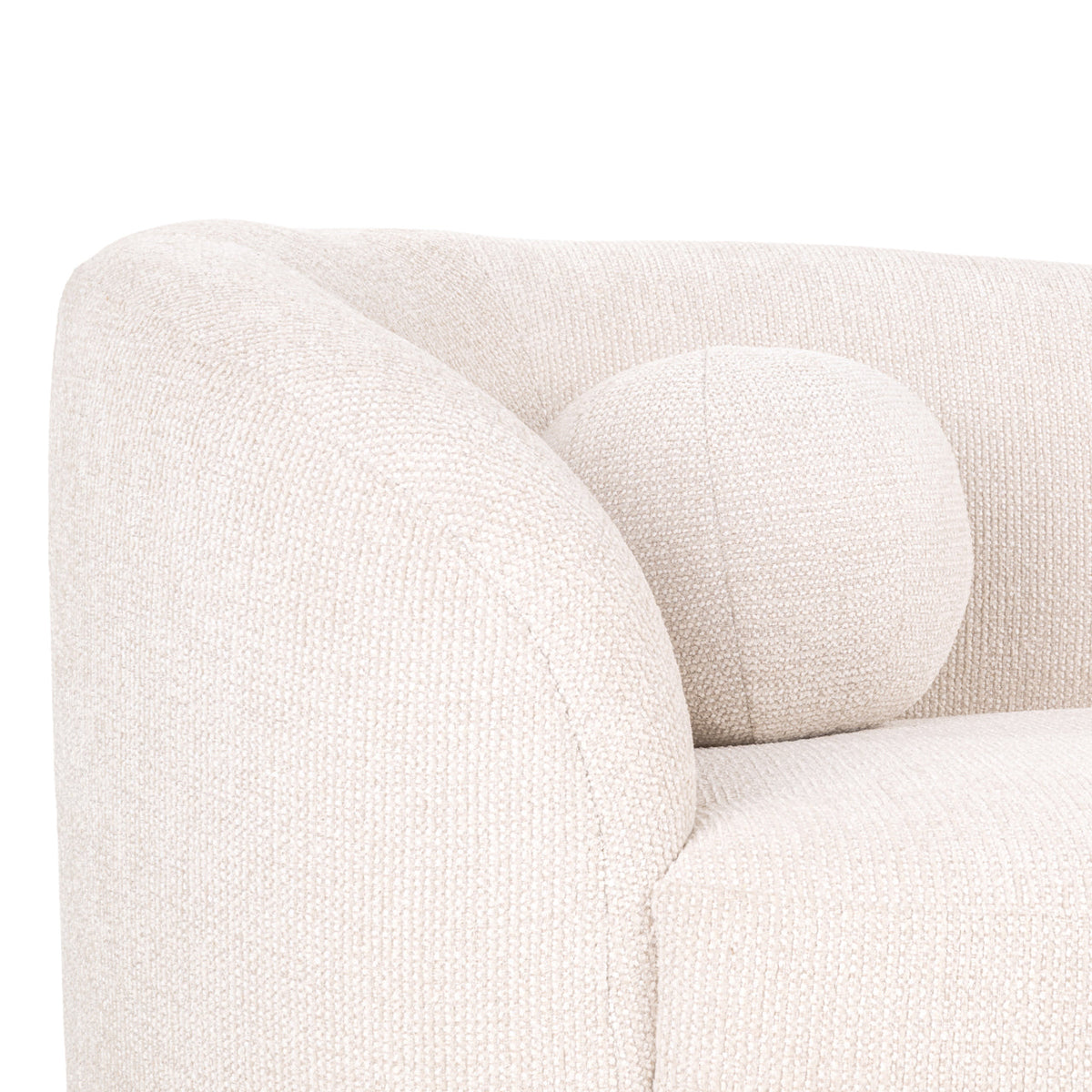 Bank Emma cream fancy chaise longue