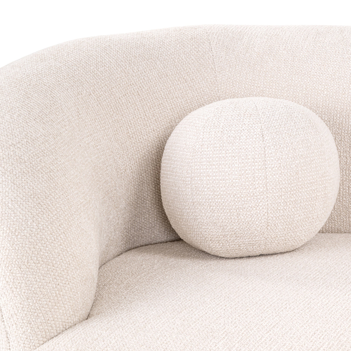 Bank Emma cream fancy chaise longue