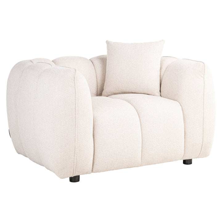 Lounge stoel Jezebel cream fancy