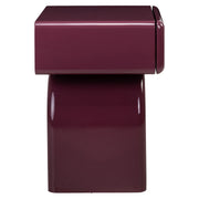 Nachtkastje Bennet burgundy 1-drawer