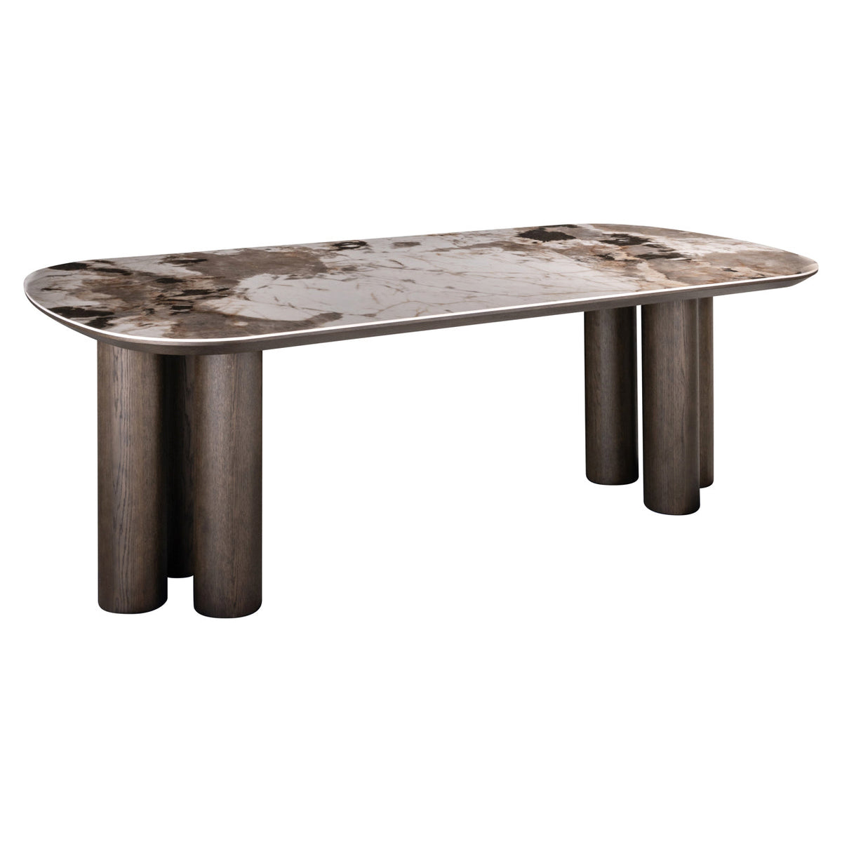 Eettafel Langford brown 230