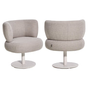 Outdoor eetkamerstoel Mason greige alpine swivel