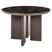 Eettafel Almundi chocolat brown 120Ø