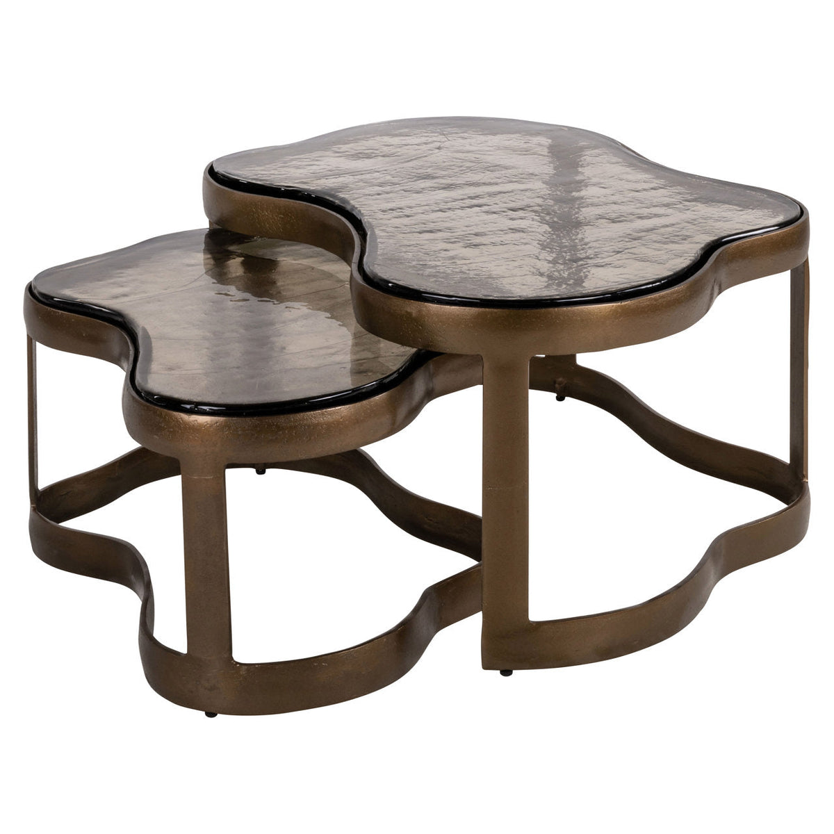 Salontafel Fairfield brass antique (Set of 2)