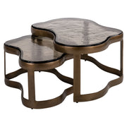 Salontafel Fairfield brass antique (Set of 2)
