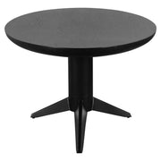 Eettafel Rayford black oval 230