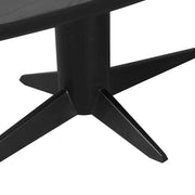 Eettafel Rayford black oval 230