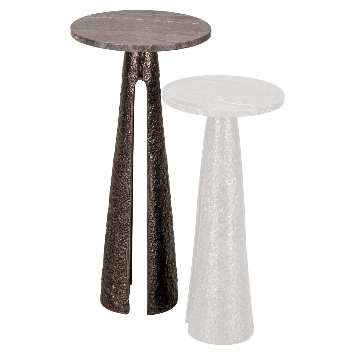 Bijzettafel Eldora bronze 30Ø