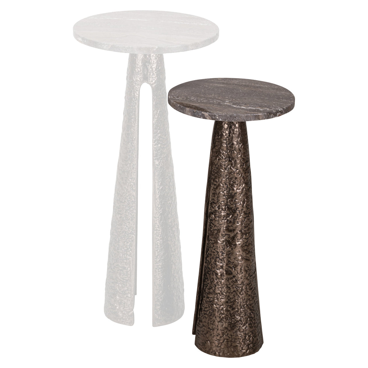 Bijzettafel Eldora bronze 25Ø