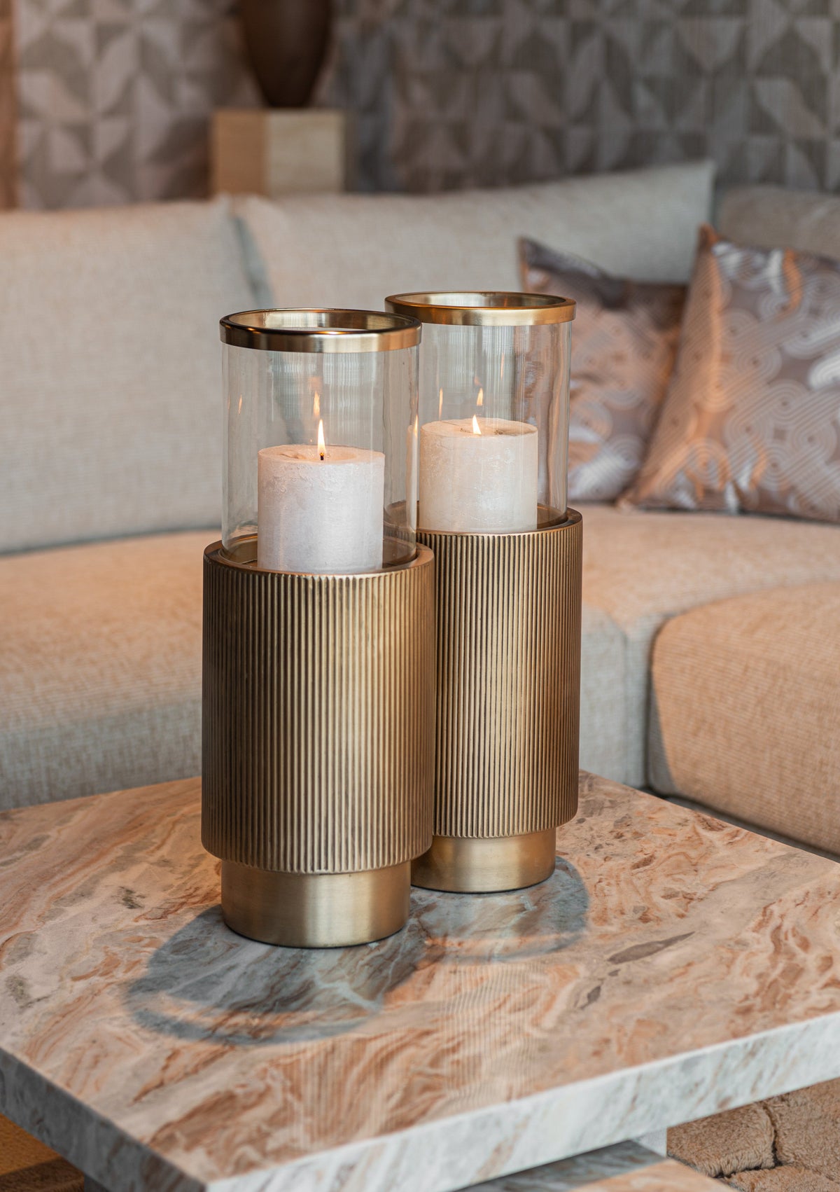 Windlicht Soreli brass antique