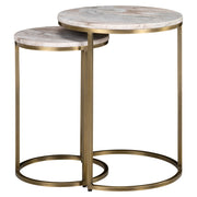 Bijzettafel Bottega Blush beige (Set of 2)