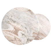 Bijzettafel Bottega Blush beige (Set of 2)