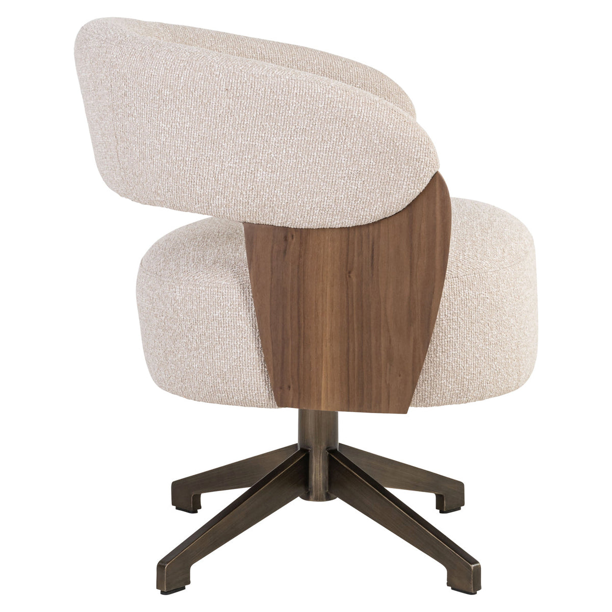 Eetkamerstoel Pollux lodge desert walnut - swivel