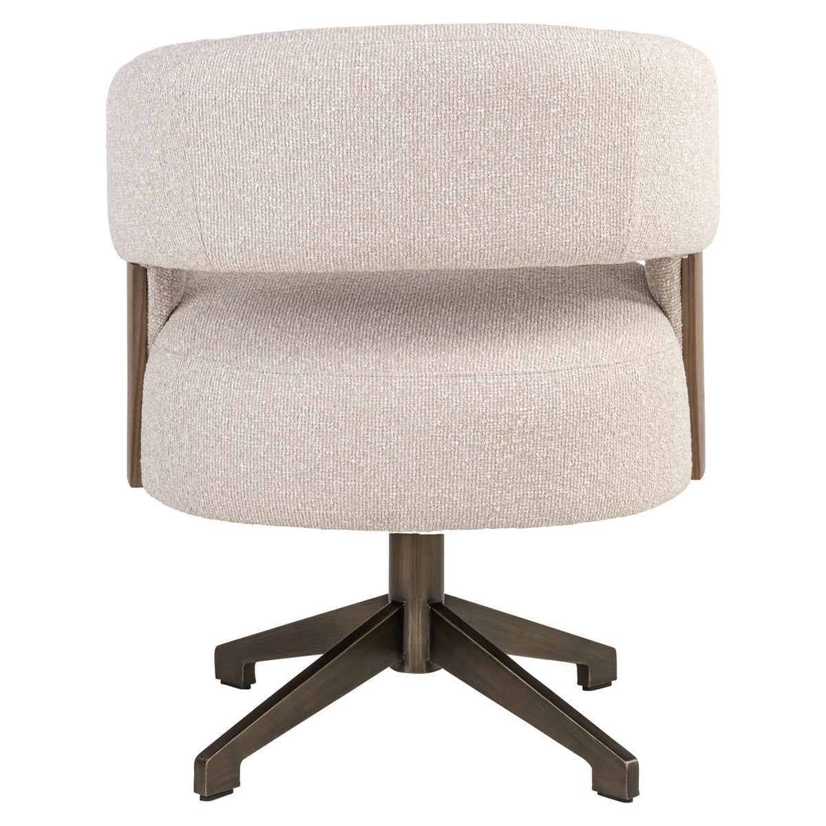Eetkamerstoel Pollux lodge desert walnut - swivel