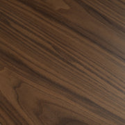 Eettafel Windsor walnut 230 brass base