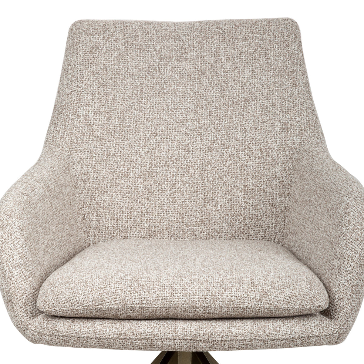 Eetkamerstoel Lisonne cayenne brown swivel fire retardant