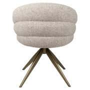 Eetkamerstoel Zendaya cayenne brown swivel fire retardant