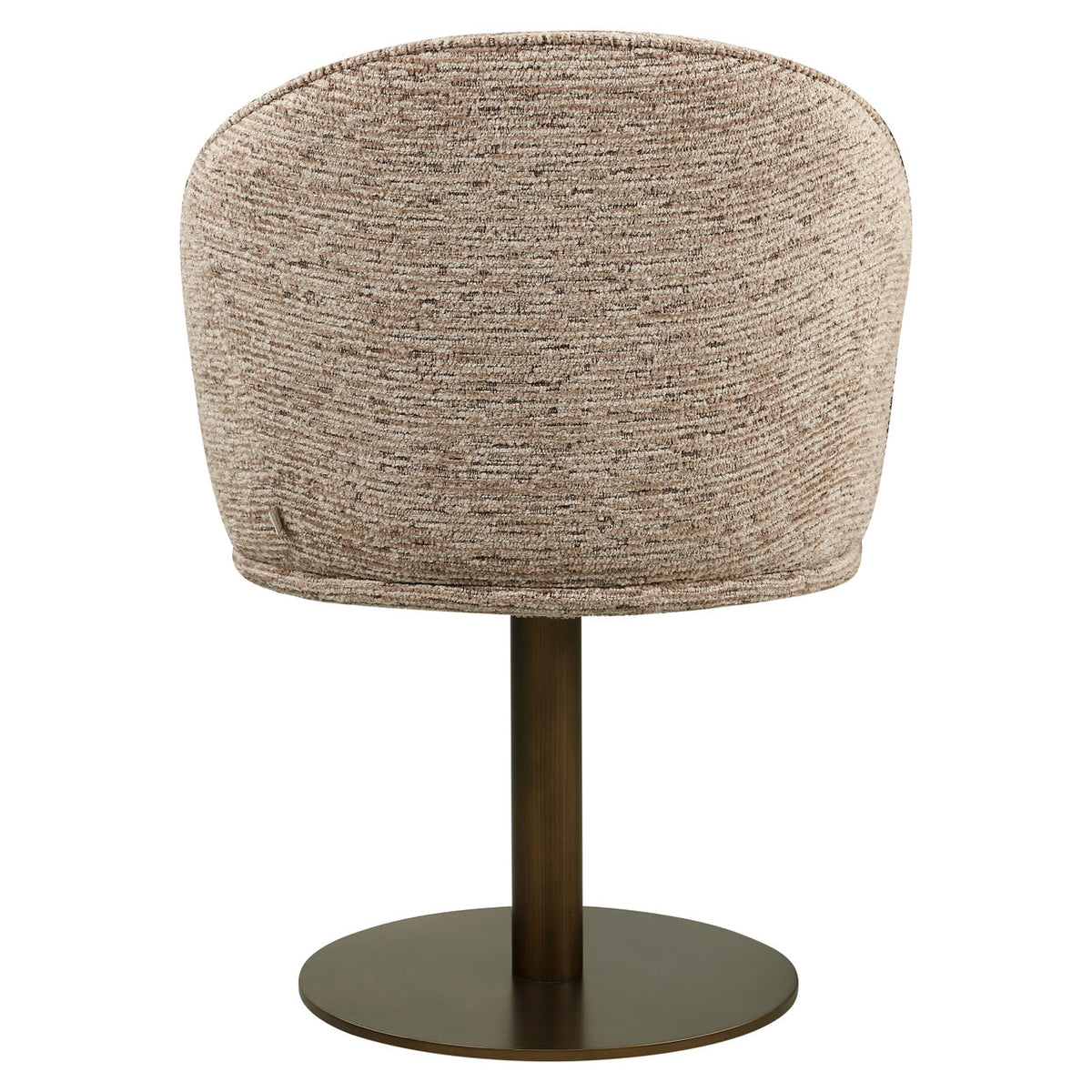 Eetkamerstoel Beverly mocca linear swivel