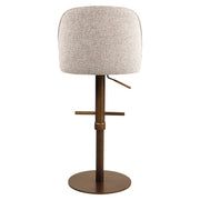 Barstoel Vesper mocca fancy swivel
