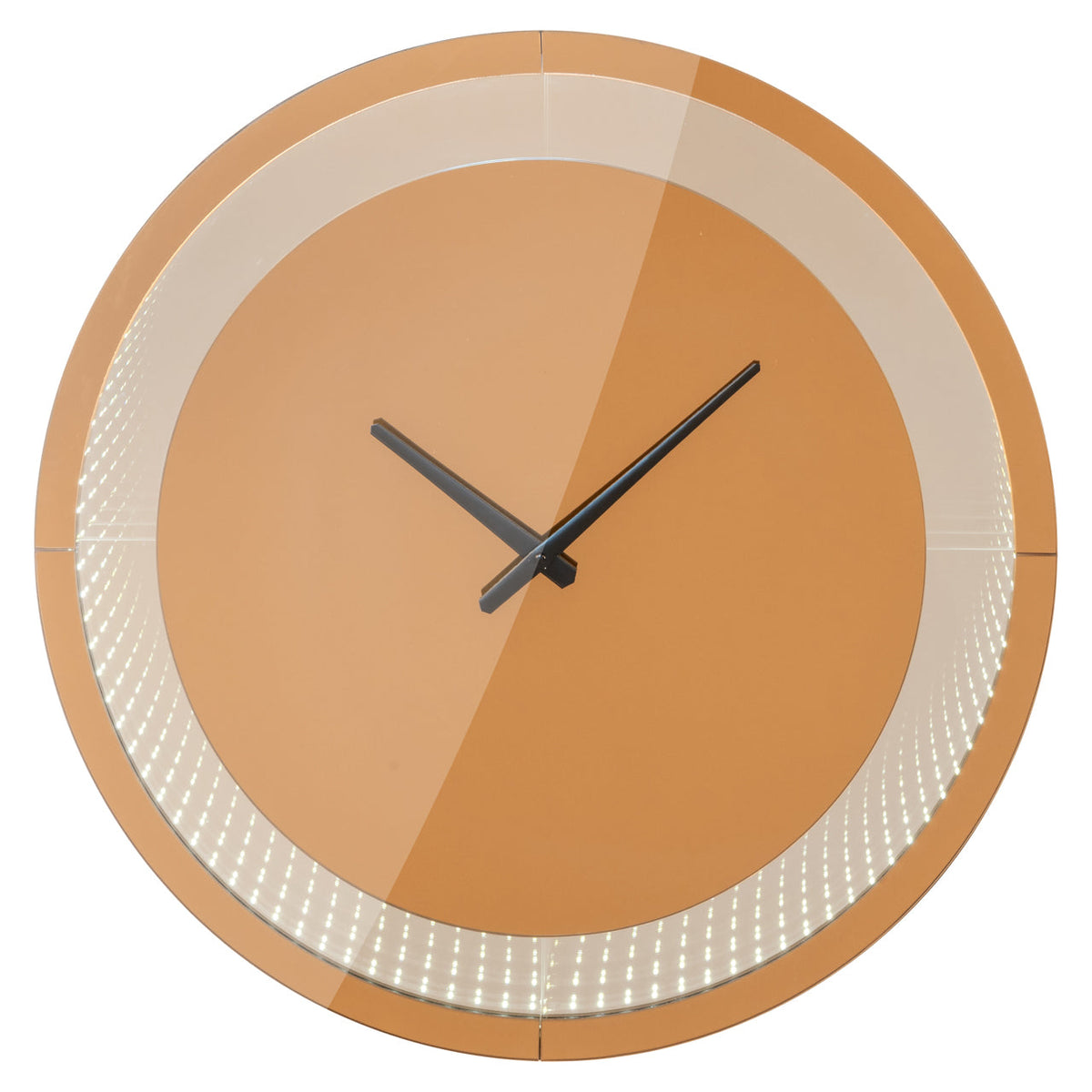 Wandlamp Julia brown - Led Clock