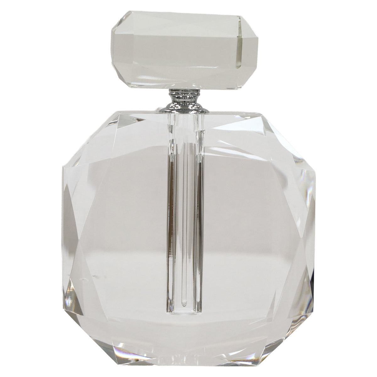 Decoratief object Khloe clear transparent perfume bottle