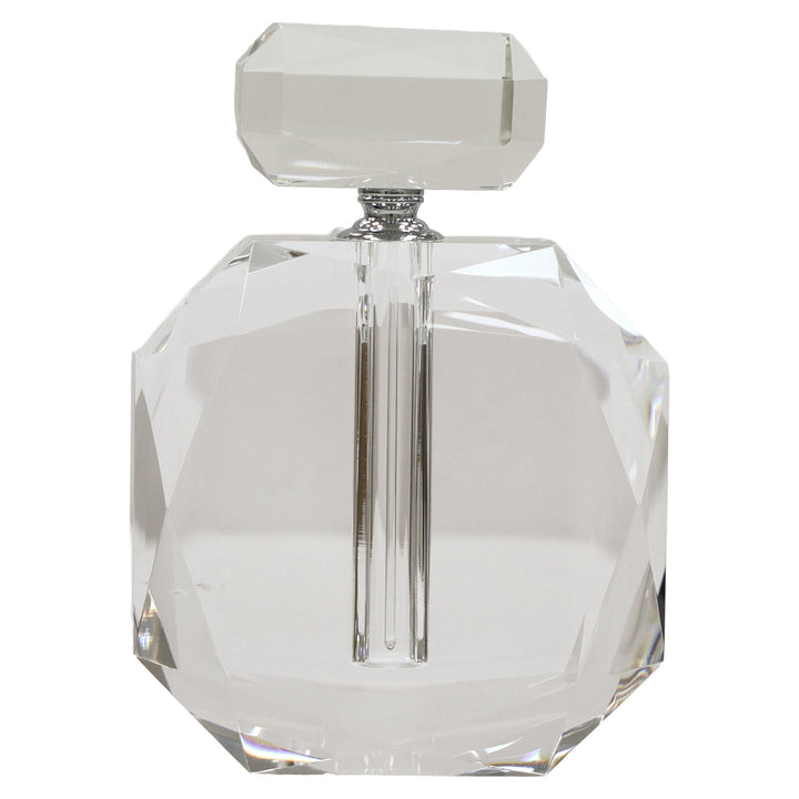 Decoratief object Khloe clear transparent perfume bottle