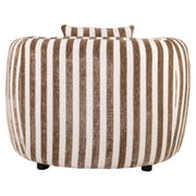 Lounge stoel Luxandra stripes sand