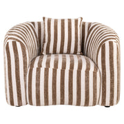 Lounge stoel Luxandra stripes sand