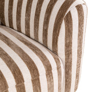 Lounge stoel Luxandra stripes sand
